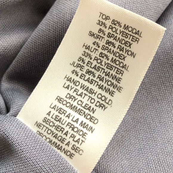 ANTHROPOLOGIE Amadi Lea two tone sweater dress in gray - Picture 12 of 16